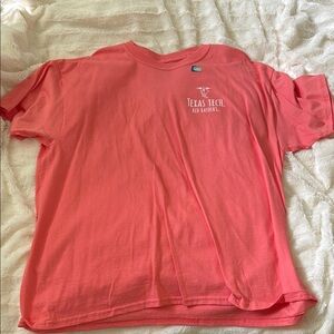 Hanes Beefy-T Coral Shirt